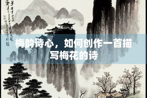梅韵诗心，如何创作一首描写梅花的诗