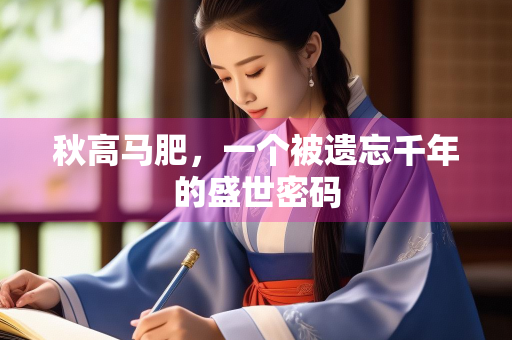 秋高马肥，一个被遗忘千年的盛世密码