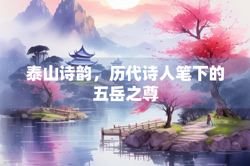 泰山诗韵，历代诗人笔下的五岳之尊