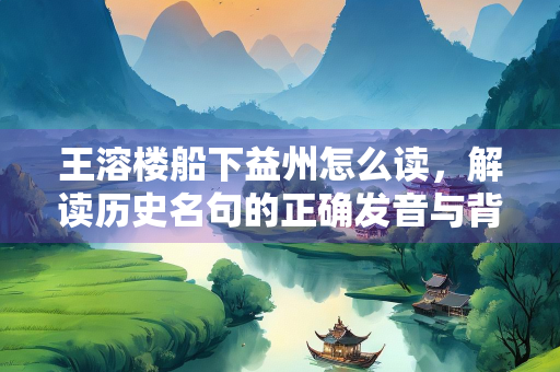 王溶楼船下益州怎么读，解读历史名句的正确发音与背景