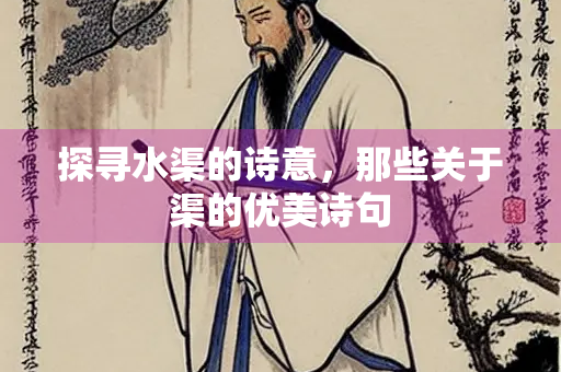 探寻水渠的诗意，那些关于渠的优美诗句