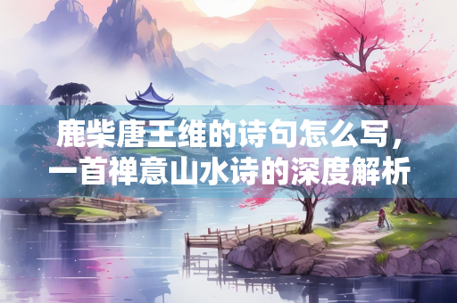 鹿柴唐王维的诗句怎么写，一首禅意山水诗的深度解析