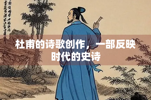 杜甫的诗歌创作，一部反映时代的史诗
