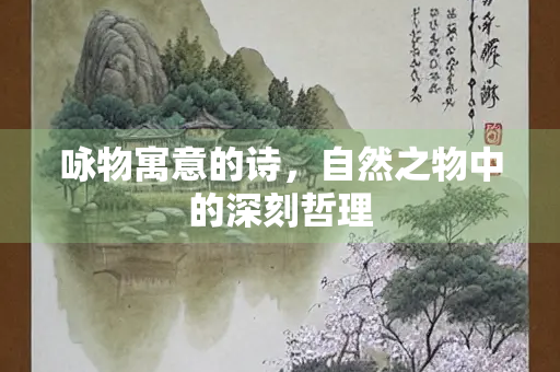 咏物寓意的诗，自然之物中的深刻哲理