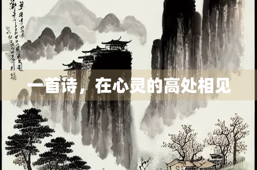 一首诗，在心灵的高处相见
