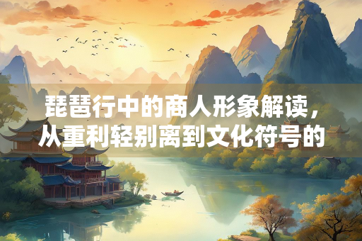 琵琶行中的商人形象解读，从重利轻别离到文化符号的嬗变