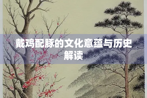 戴鸡配豚的文化意蕴与历史解读