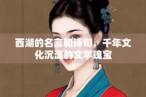 西湖的名言和诗句，千年文化沉淀的文学瑰宝