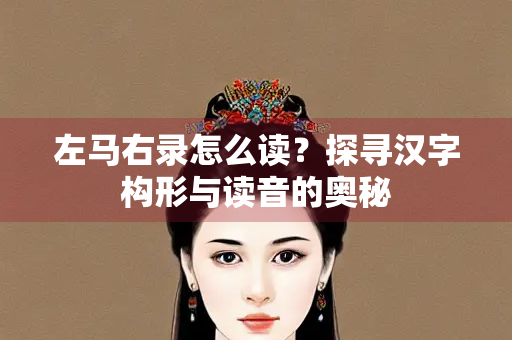 左马右录怎么读？探寻汉字构形与读音的奥秘