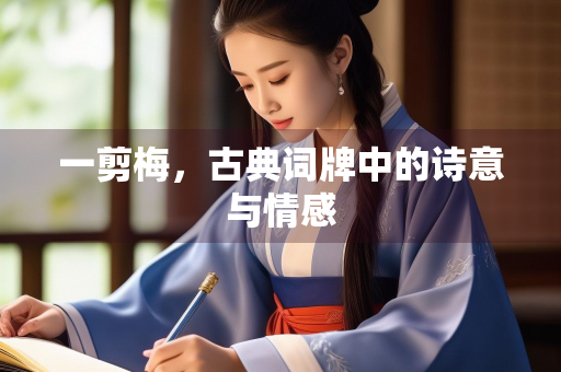 一剪梅，古典词牌中的诗意与情感