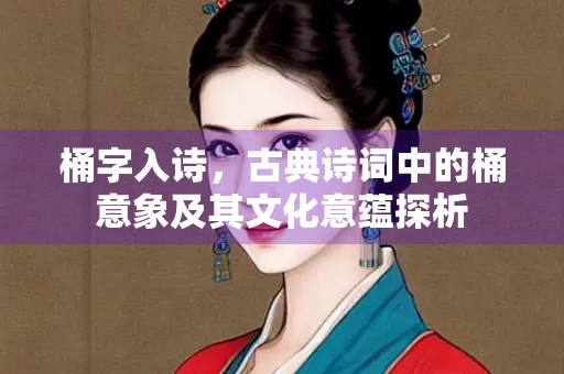 桶字入诗，古典诗词中的桶意象及其文化意蕴探析