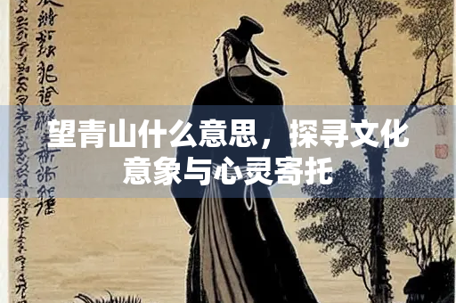 望青山什么意思，探寻文化意象与心灵寄托