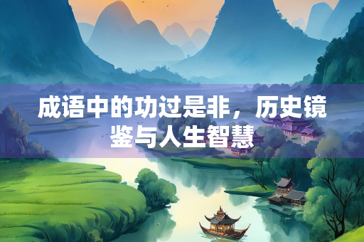 成语中的功过是非，历史镜鉴与人生智慧