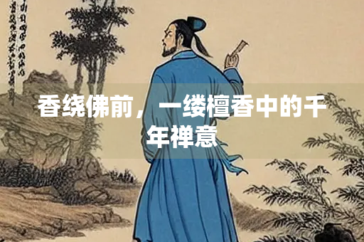 香绕佛前，一缕檀香中的千年禅意