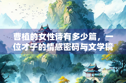 曹植的女性诗有多少篇，一位才子的情感密码与文学镜像