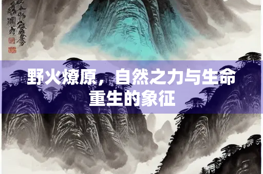 野火燎原，自然之力与生命重生的象征