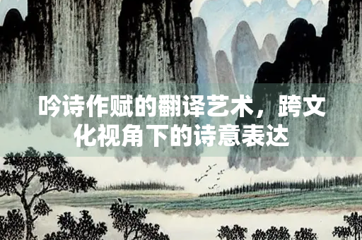 吟诗作赋的翻译艺术，跨文化视角下的诗意表达