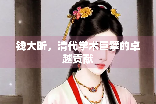 钱大昕，清代学术巨擘的卓越贡献