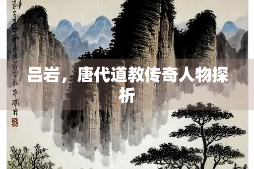 吕岩，唐代道教传奇人物探析