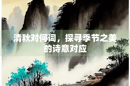 清秋对何词，探寻季节之美的诗意对应