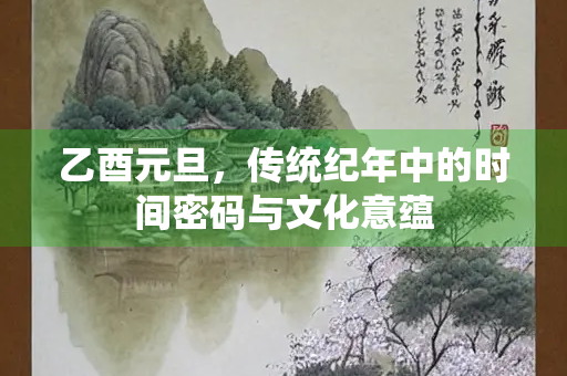 乙酉元旦，传统纪年中的时间密码与文化意蕴