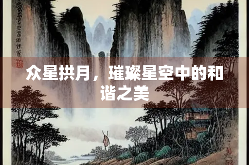 众星拱月，璀璨星空中的和谐之美
