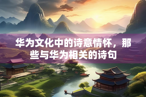 华为文化中的诗意情怀，那些与华为相关的诗句