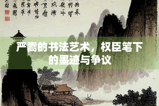 严嵩的书法艺术，权臣笔下的墨迹与争议