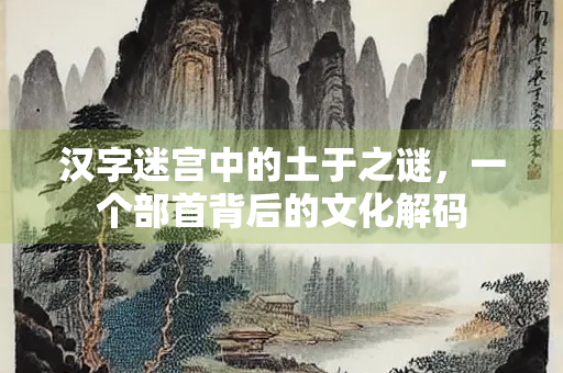 汉字迷宫中的土于之谜，一个部首背后的文化解码