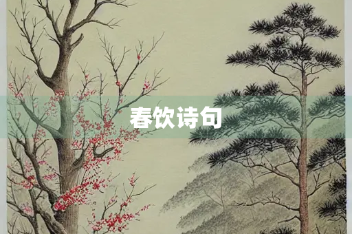 春饮诗句
