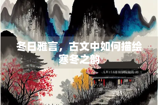 冬日雅言，古文中如何描绘寒冬之韵