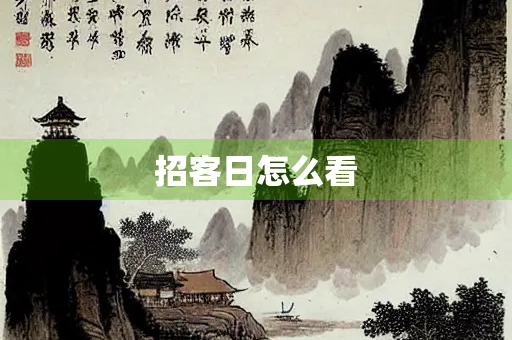 招客日怎么看