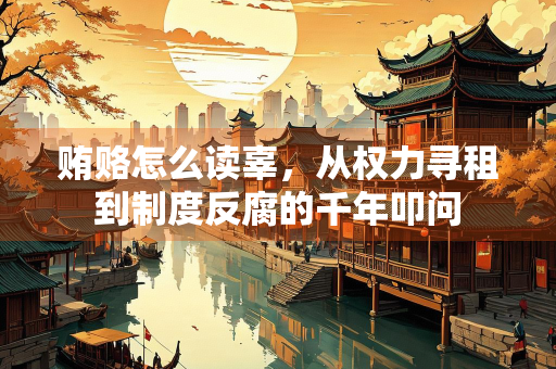 贿赂怎么读辜，从权力寻租到制度反腐的千年叩问