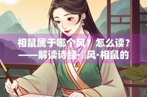 相鼠属于哪个风？怎么读？——解读诗经·鄘风·相鼠的文化内涵