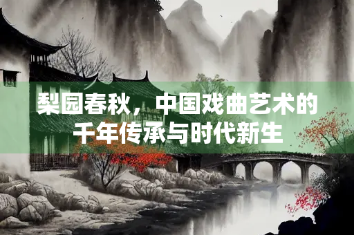 梨园春秋，中国戏曲艺术的千年传承与时代新生