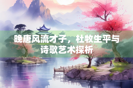 晚唐风流才子，杜牧生平与诗歌艺术探析