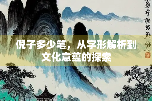 倪子多少笔，从字形解析到文化意蕴的探索