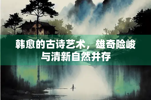 韩愈的古诗艺术，雄奇险峻与清新自然并存