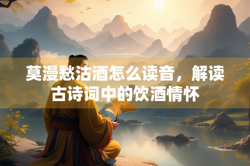 莫漫愁沽酒怎么读音，解读古诗词中的饮酒情怀