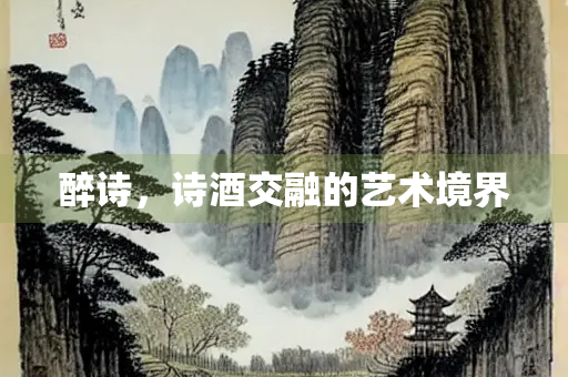 醉诗，诗酒交融的艺术境界