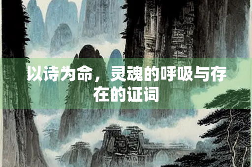 以诗为命，灵魂的呼吸与存在的证词