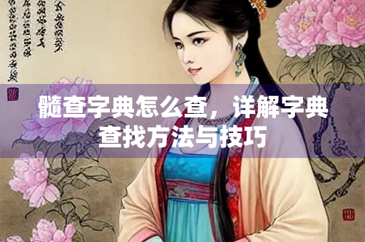 髓查字典怎么查，详解字典查找方法与技巧