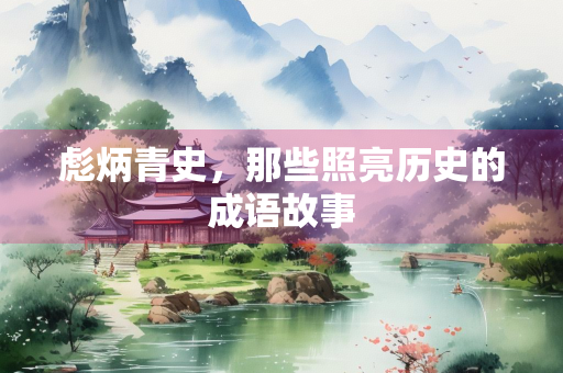 彪炳青史，那些照亮历史的成语故事