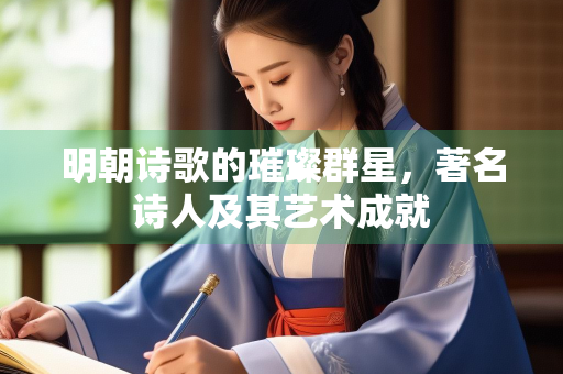 明朝诗歌的璀璨群星，著名诗人及其艺术成就