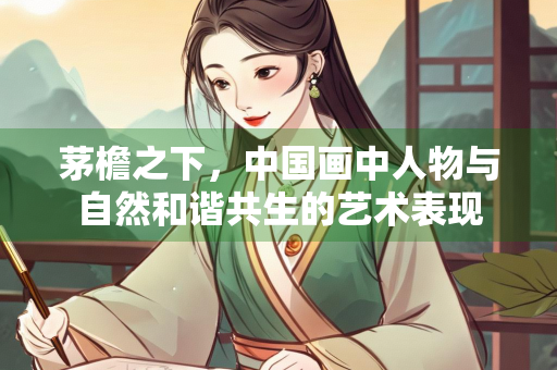 茅檐之下，中国画中人物与自然和谐共生的艺术表现