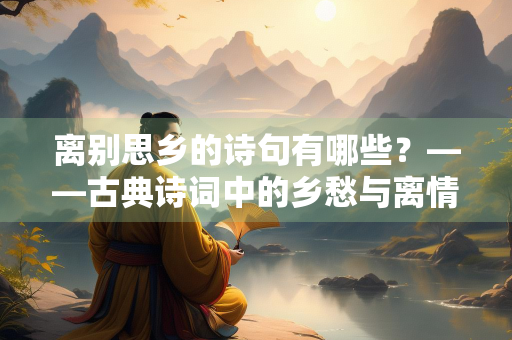离别思乡的诗句有哪些？——古典诗词中的乡愁与离情