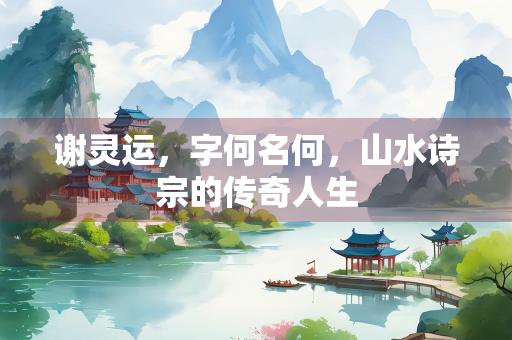 谢灵运，字何名何，山水诗宗的传奇人生