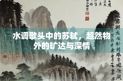 水调歌头中的苏轼，超然物外的旷达与深情