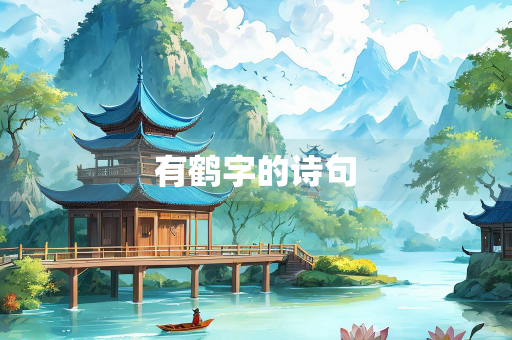 有鹤字的诗句