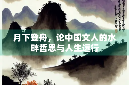 月下登舟，论中国文人的水畔哲思与人生远行